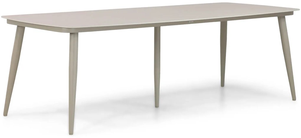 Dining Tuintafel   240 x 100 cm Aluminium Taupe  Vienna