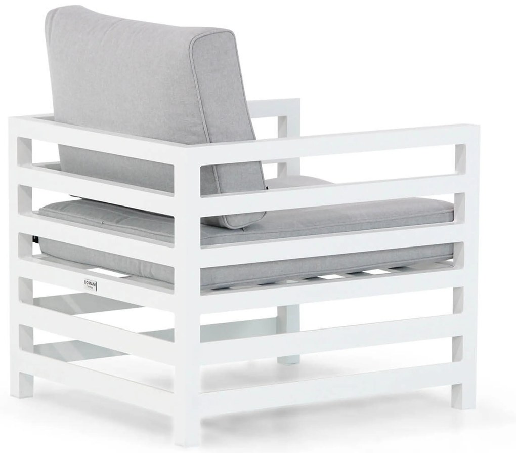 Tuinstoel Aluminium Wit Domani Furniture Linde white