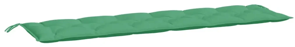 vidaXL Tuinbankkussen 200x50x7 cm stof groen