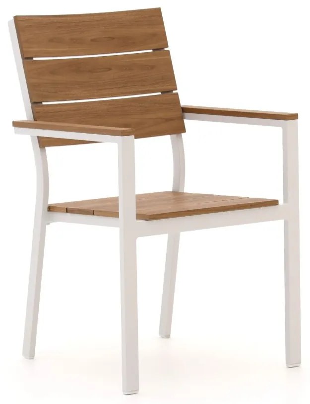 Dining tuinstoel | Bellagio  Fidenza | Polywood | Wit | Stapelbaar | Kees Smit Tuinmeubelen