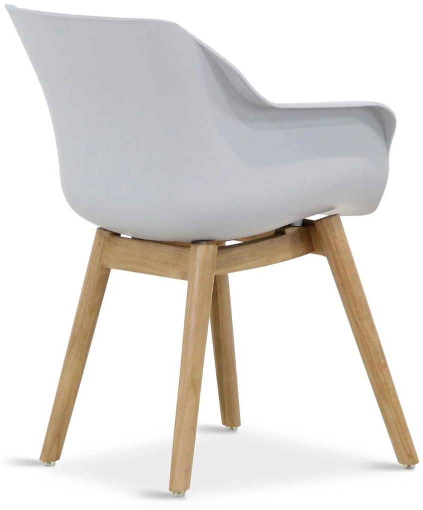 Tuinset 6 personen 220 cm Kunststof Grijs Hartman Sophie
