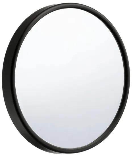 Smedbo Make Up spiegel voorzien van zuignap Zwart ABS Spiegelglas Diameter 130 mm Zwart FB622