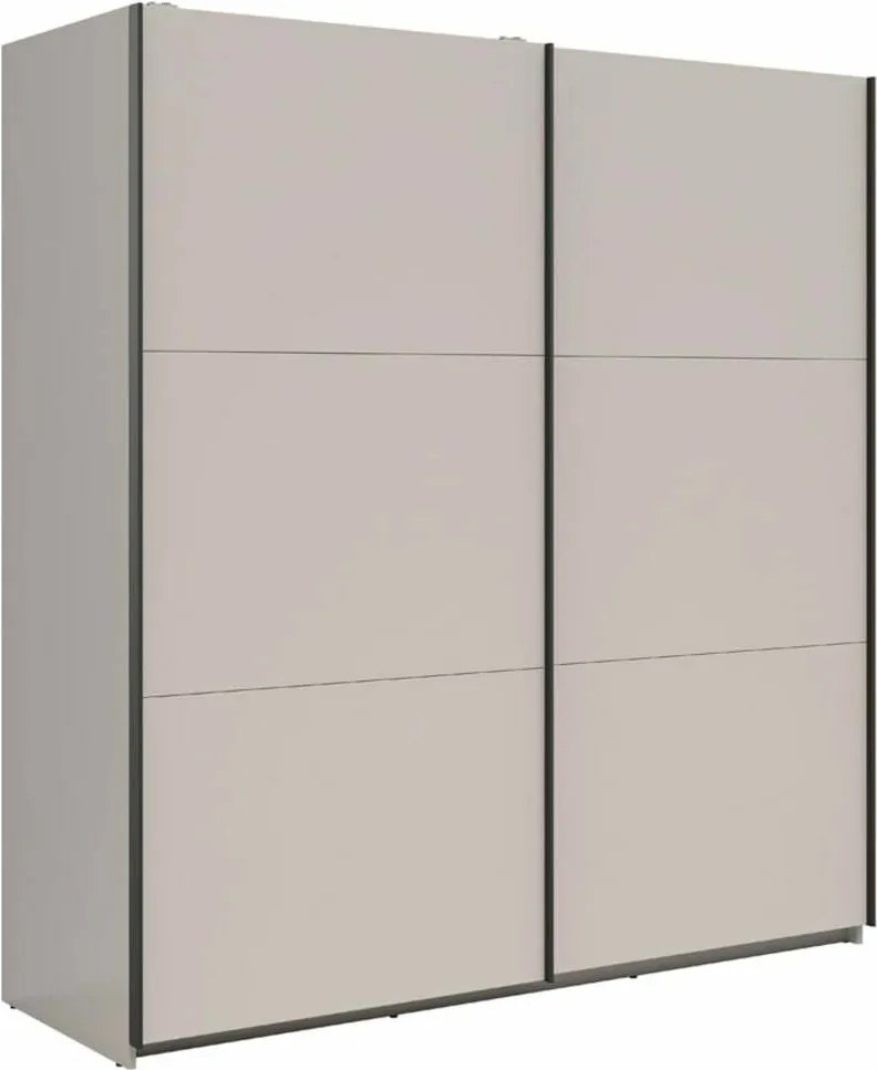 Kledingkast Livevaro 109, Kasjmier, 196x183x60cm, 137.8 kg, Kledingkast deuren: Schuivend, Aantal planken: 5, Aantal planken: 5