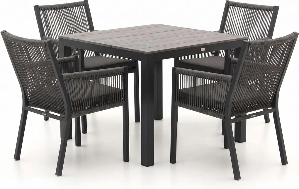 Diningset Manifesto  | 4 personen | Tuinset polywood | 5-delig | Kees Smit Tuinmeubelen