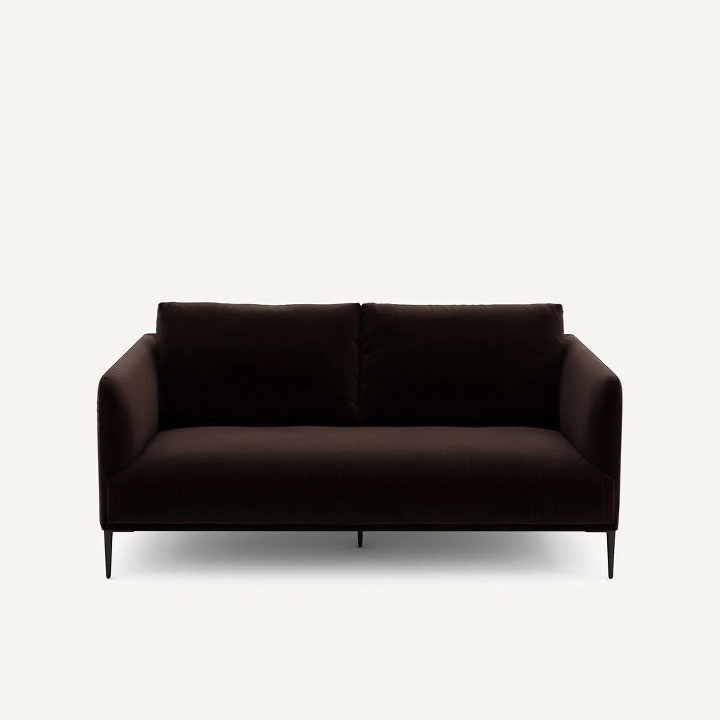 3-zits compacte bank in fluweel, Oscar, ontwerp Emmanuel Gallina