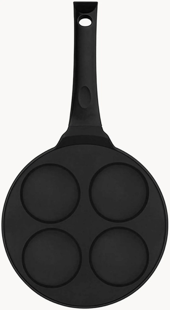 Pannenkoekenpan Matte Black met antiaanbaklaag
