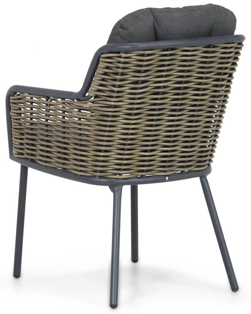 Tuinset 6 personen 240 cm Wicker Grijs Santika Furniture Santika