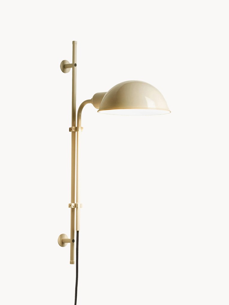 Wandlamp Funiculí met stekker en verstelbare lampenkap