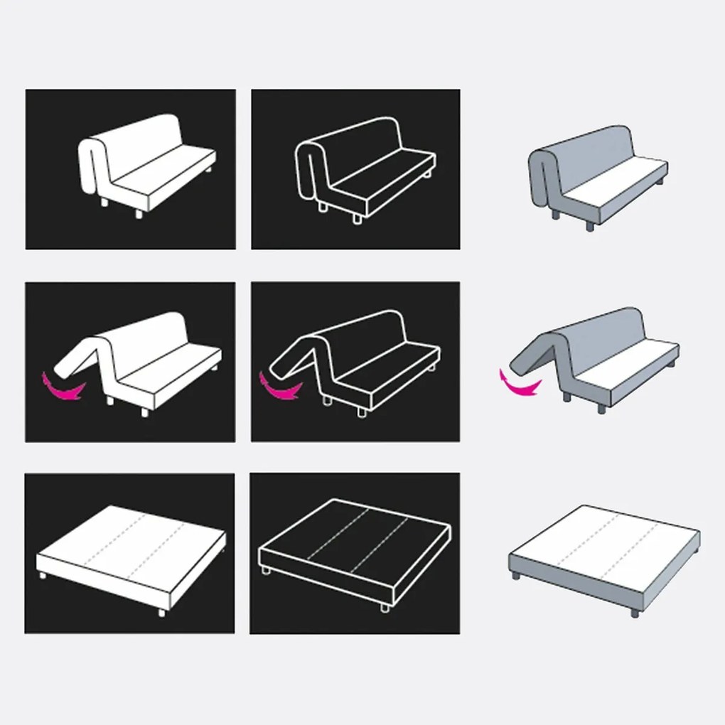 Bank BZ Comfort BULTEX® schuim 9 cm