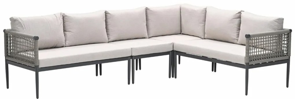 Garden Impressions Burela lounge hoekset rechts 4-delig - taupe