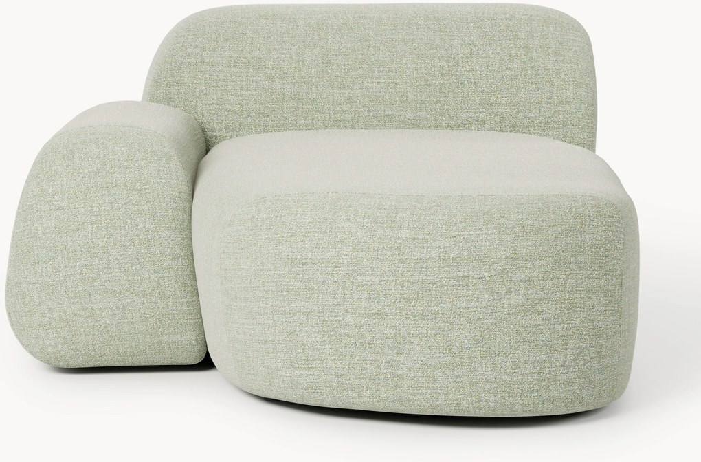 Bouclé hoekmodule Wolke