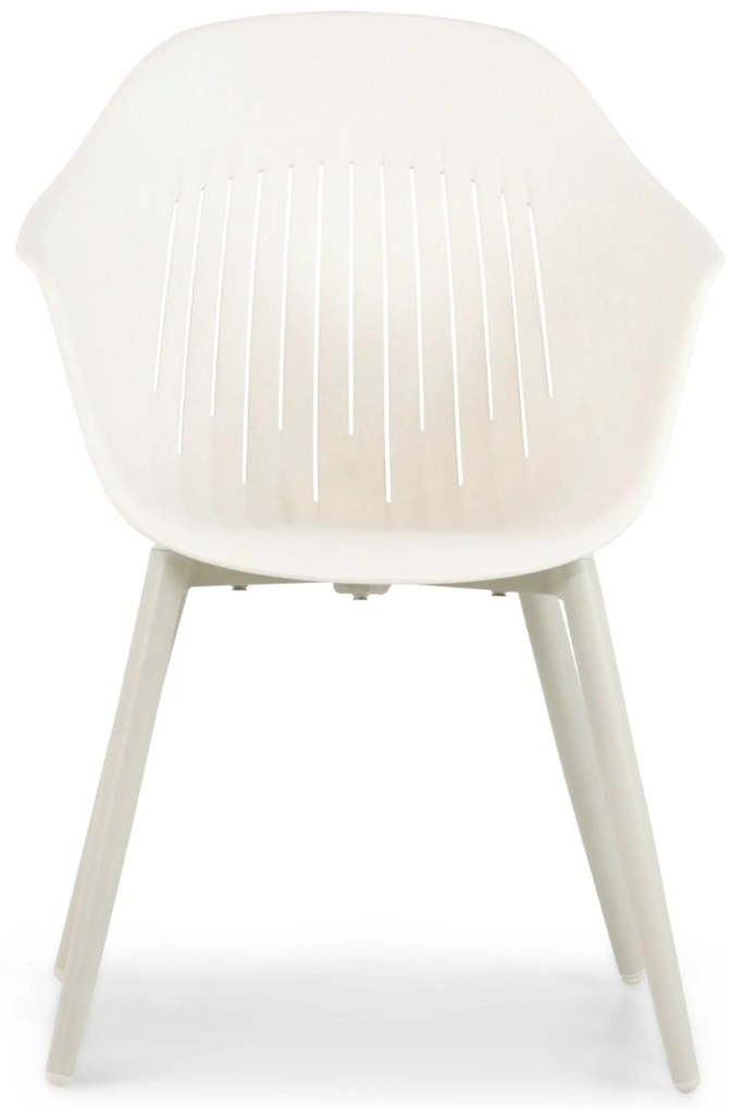 Tuinset 6 personen 220 cm Kunststof Taupe Lifestyle Garden Furniture Lissabon/Tavano