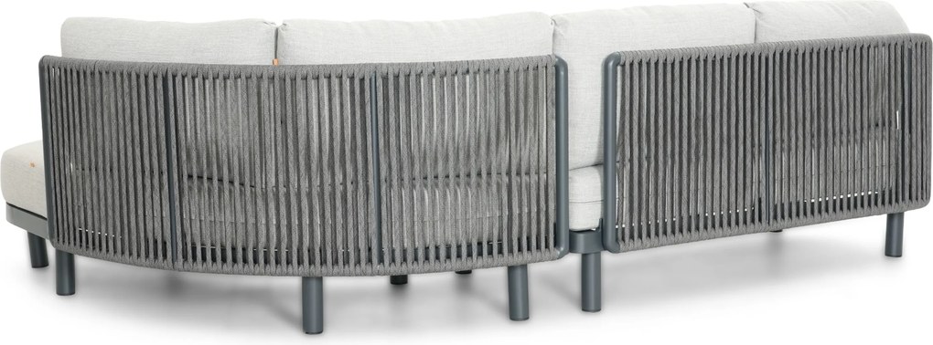 Hoek loungeset 5 personen Rope Grijs  Santika Furniture Santika