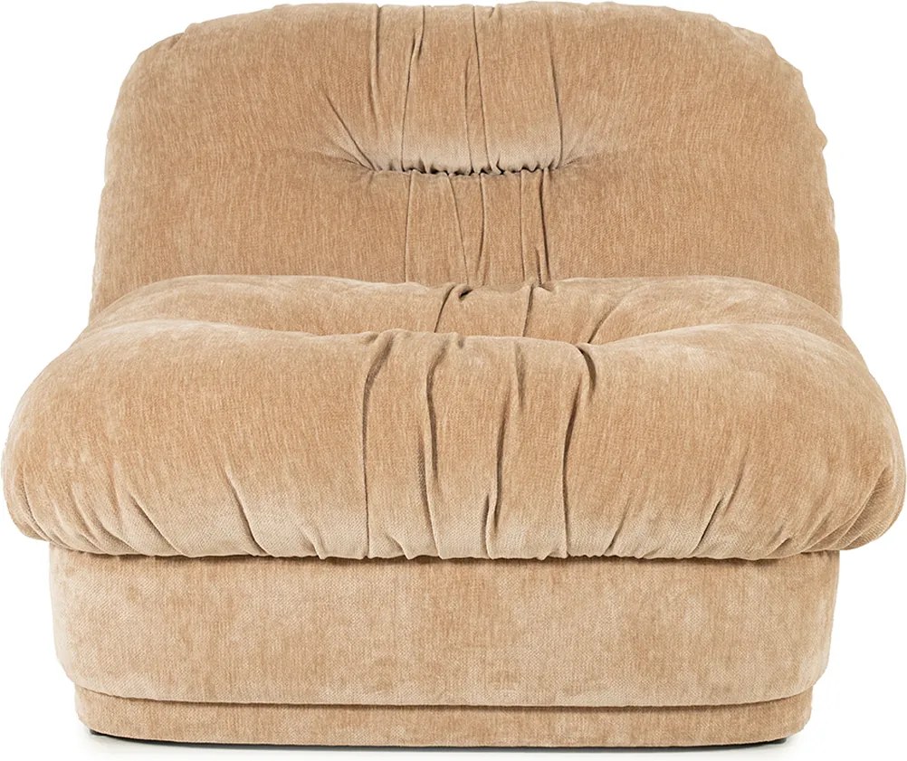 Fauteuil Met Geplooide Stof