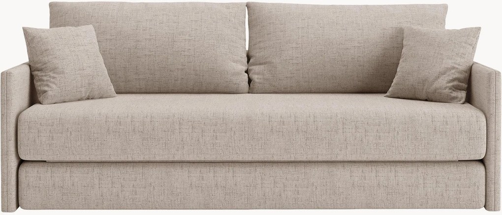 Chenille slaapbank Shannon (3-zits), B 209 cm