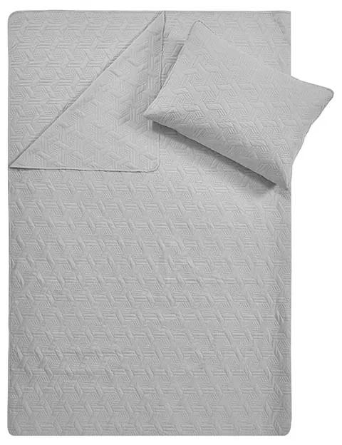 DreamHouse Bedding Bedsprei - Baltimore - Grijs 180 x 250 + 1 kussensloop