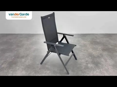 Hartman Napoli/Chaneo verstelbare tuinset - 220x100 cm. - 7-delig