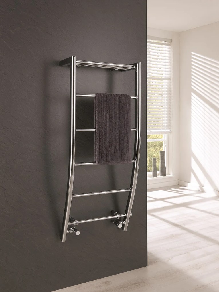 Eastbrook Biava Corinium design radiator 120x50cm Chroom 304 watt