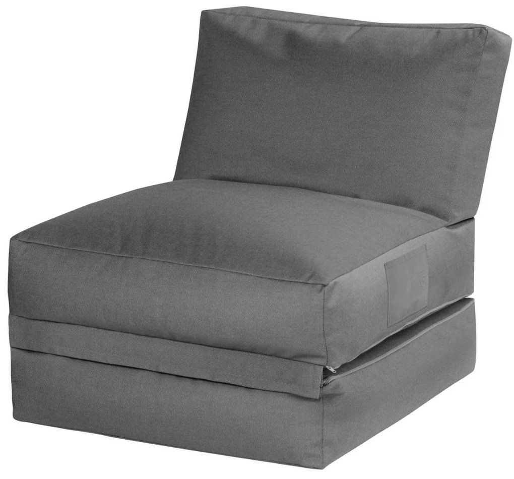 Zitzak/Loungebed Twist Outdoor Plus - Antraciet