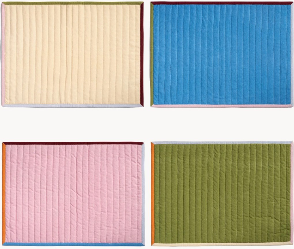 Handgemaakte placemats Stitch, 4-delig