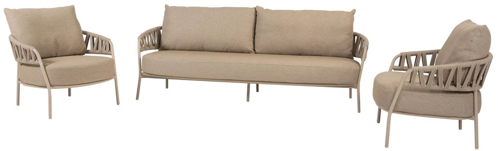 Taste by 4 Seasons Calma sofa set latte Loungeset taupe weerbestendig