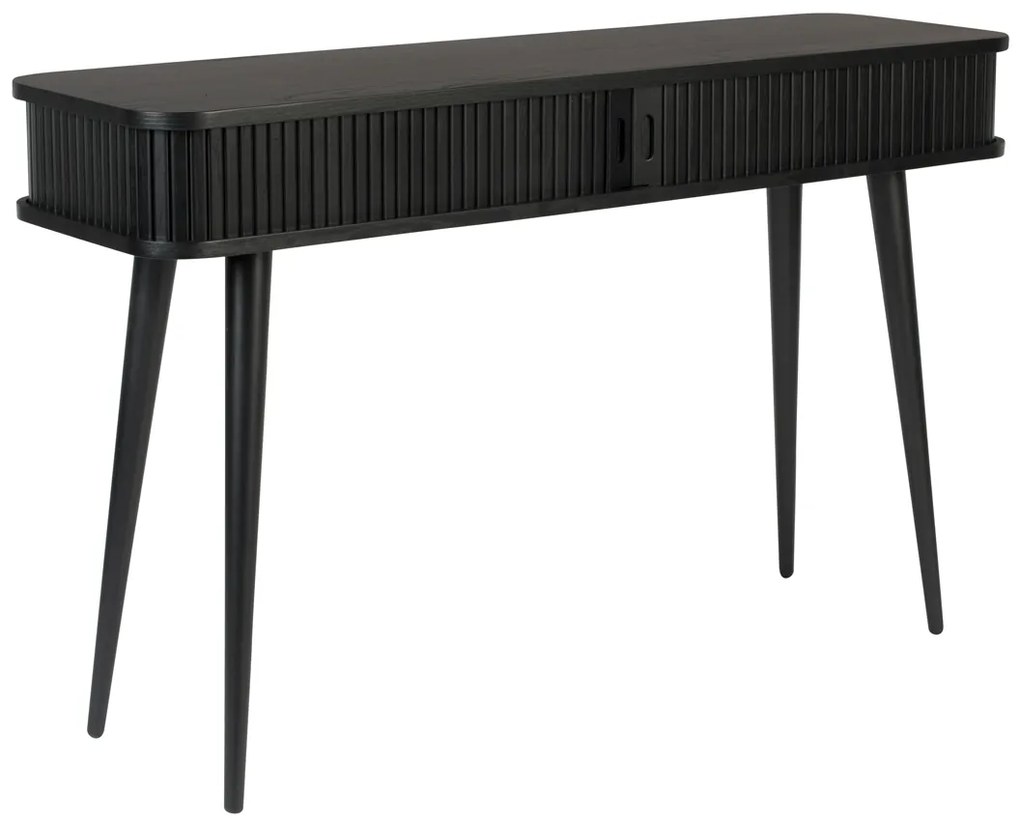Zuiver Barbier Black Zwarte Design Sidetable - 120 X 35cm.