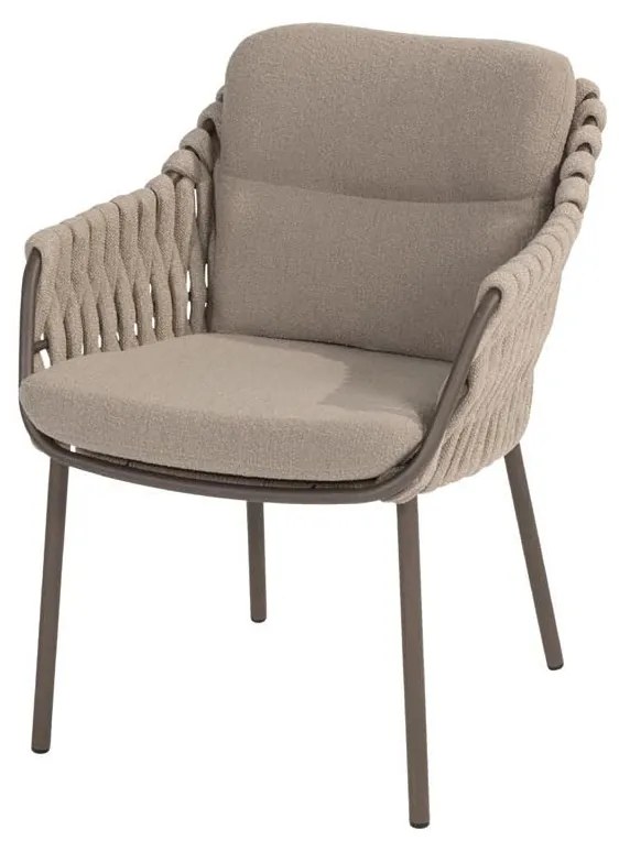 4 Seasons Outdoor Montera tuinstoel terre SALE Tuinstoel bruin weerbestendig