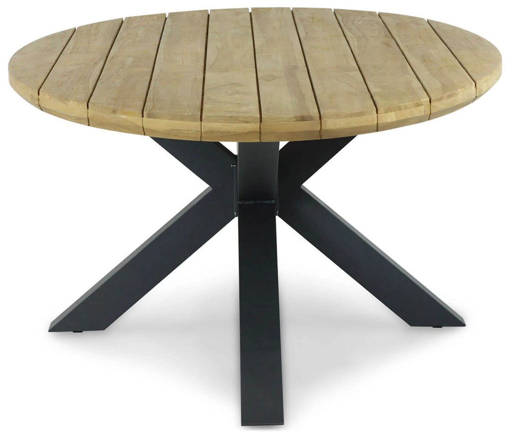 Tuinset 8 personen 280 cm Aluminium/textileen Grijs Lifestyle Garden Furniture Brandon/Diogo