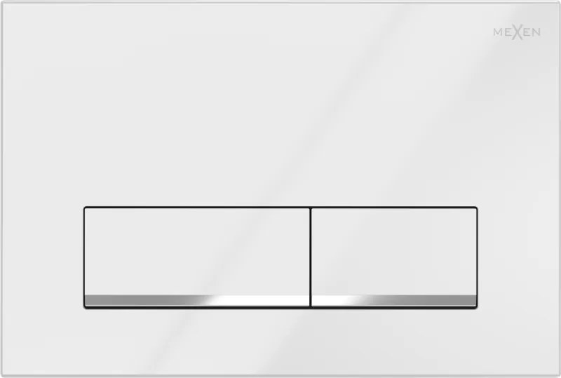 Mexen Fenix 12 spoelknop, glanzend wit - 601200