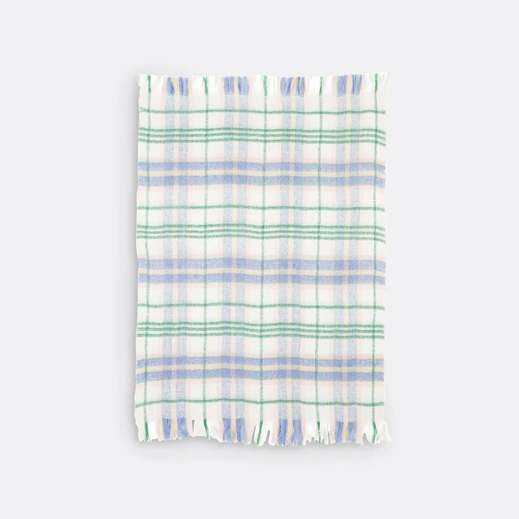 Geruite plaid met franjes, Armand