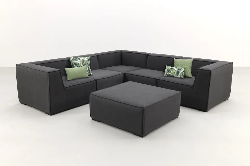 Liberty Sunbrella loungeset - Sooty - 6-delig OP=OP