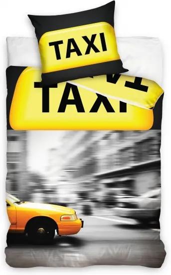 Dekbedovertrek Amerikaanse taxi geel 140 x 200 cm