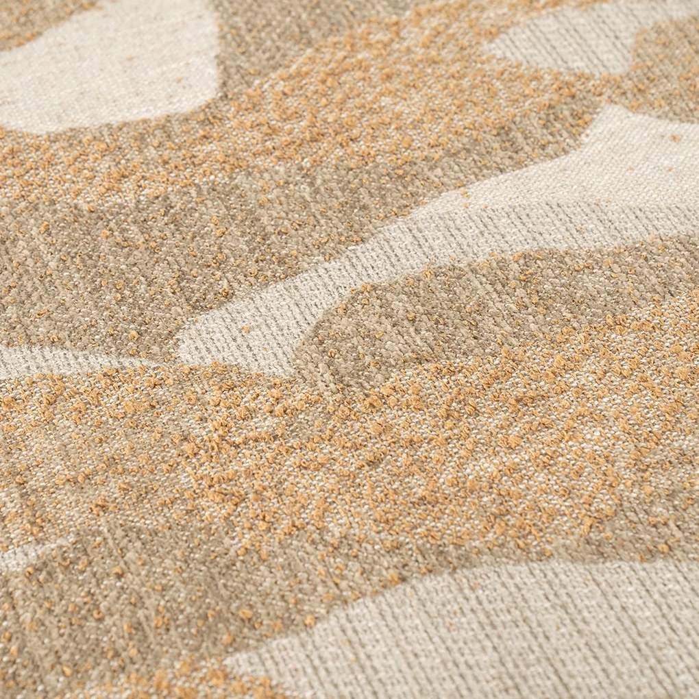 Halbank Grafische Print Taupe