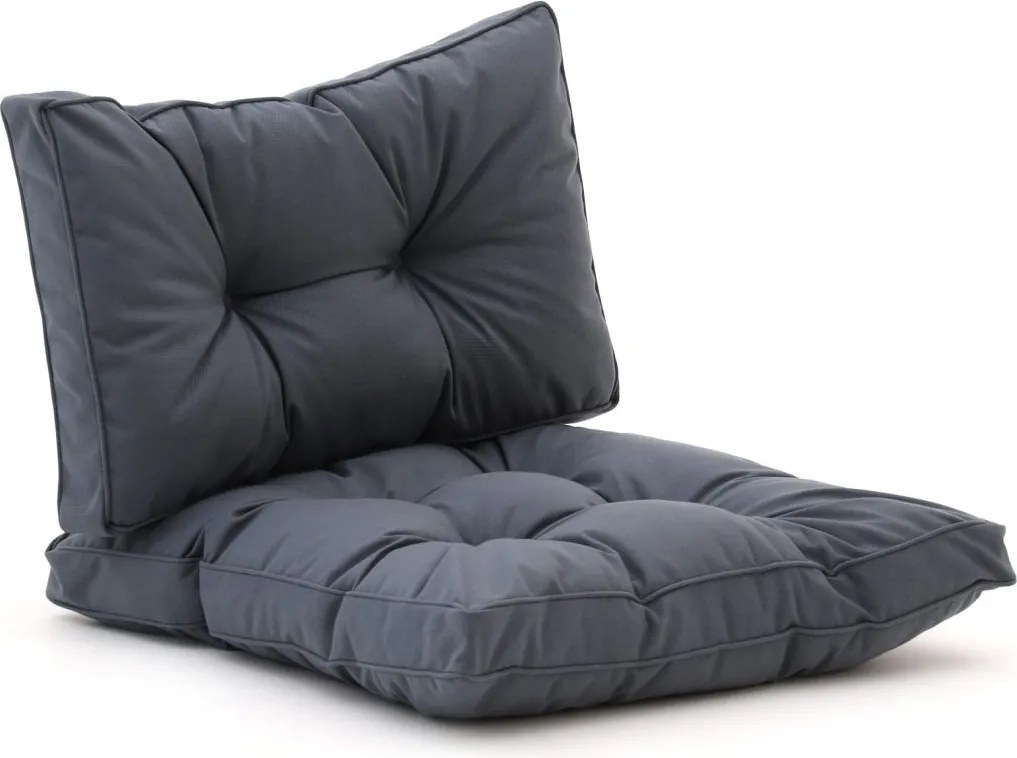 Loungekussen Tuin | Grijs-Antraciet  | Dralon | Madison | 73x43cm | Kees Smit Tuinmeubelen