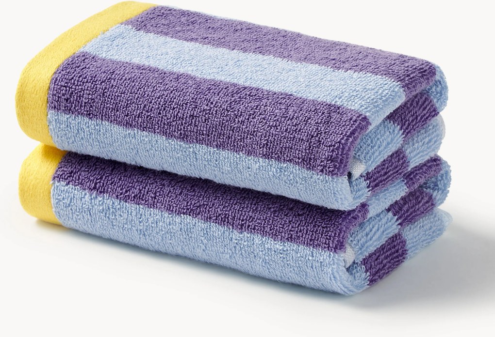 Gestreept handdoek Alva, in verschillende formaten