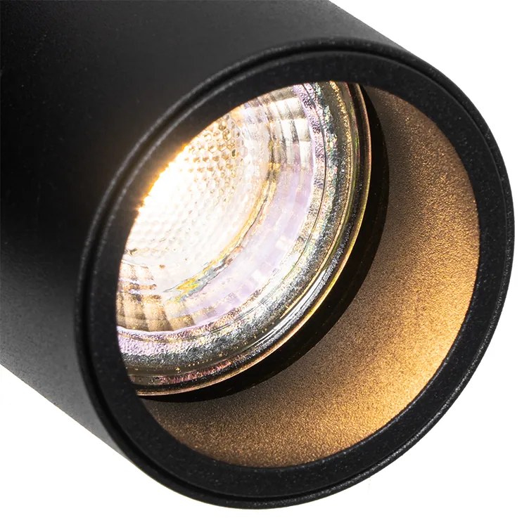 Design Spot / Opbouwspot / Plafondspot zwart verstelbaar - Michael Design GU10 cilinder / rond Binnenverlichting Lamp