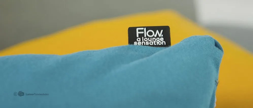 Flow. Easey 3-zits loungebank lead chiné All Weather loungeset Sunbrella Loungebank Stoel-bank loungeset outdoor textiel - weerbestendig