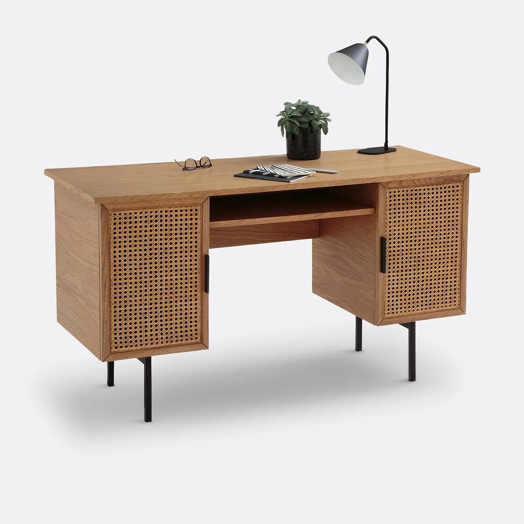 Bureau met dubbel meubelstuk, Waska