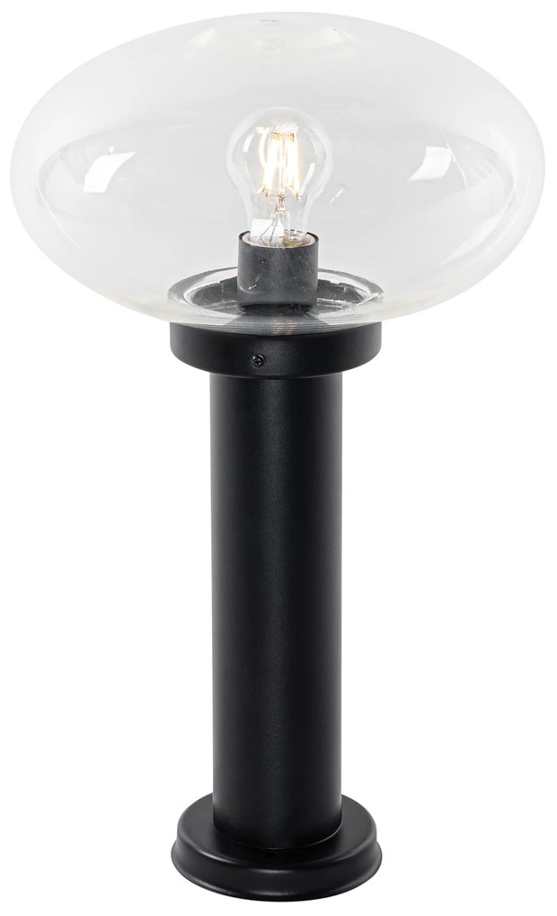 Modern buiten paaltje zwart 50 cm - Elly