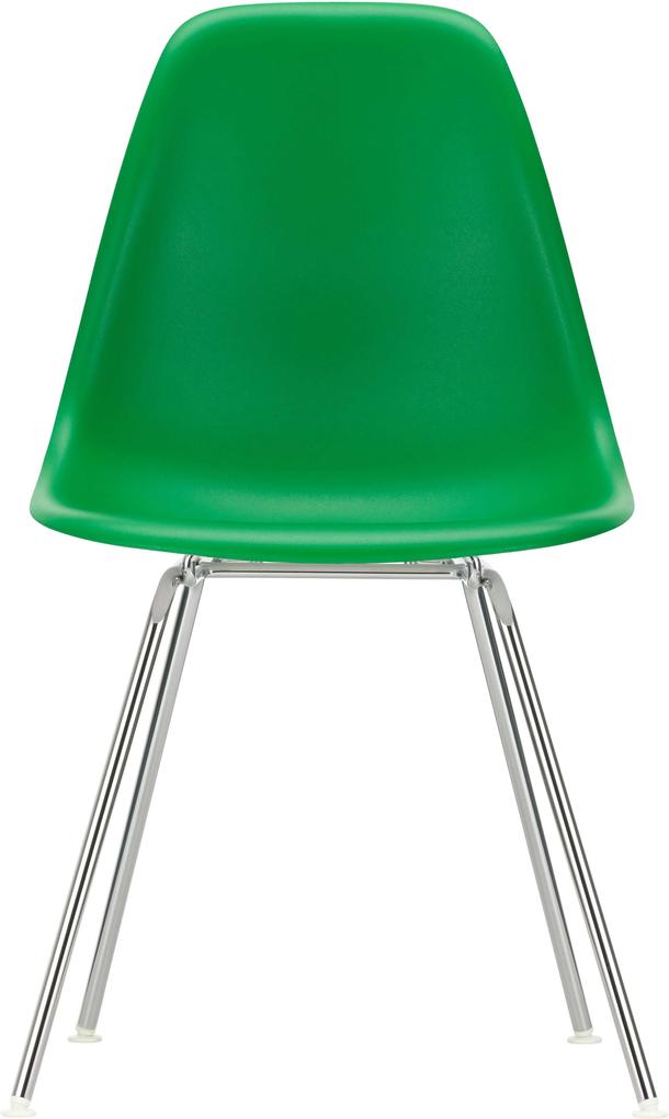Vitra Eames DSX stoel met verchroomd onderstel Groen