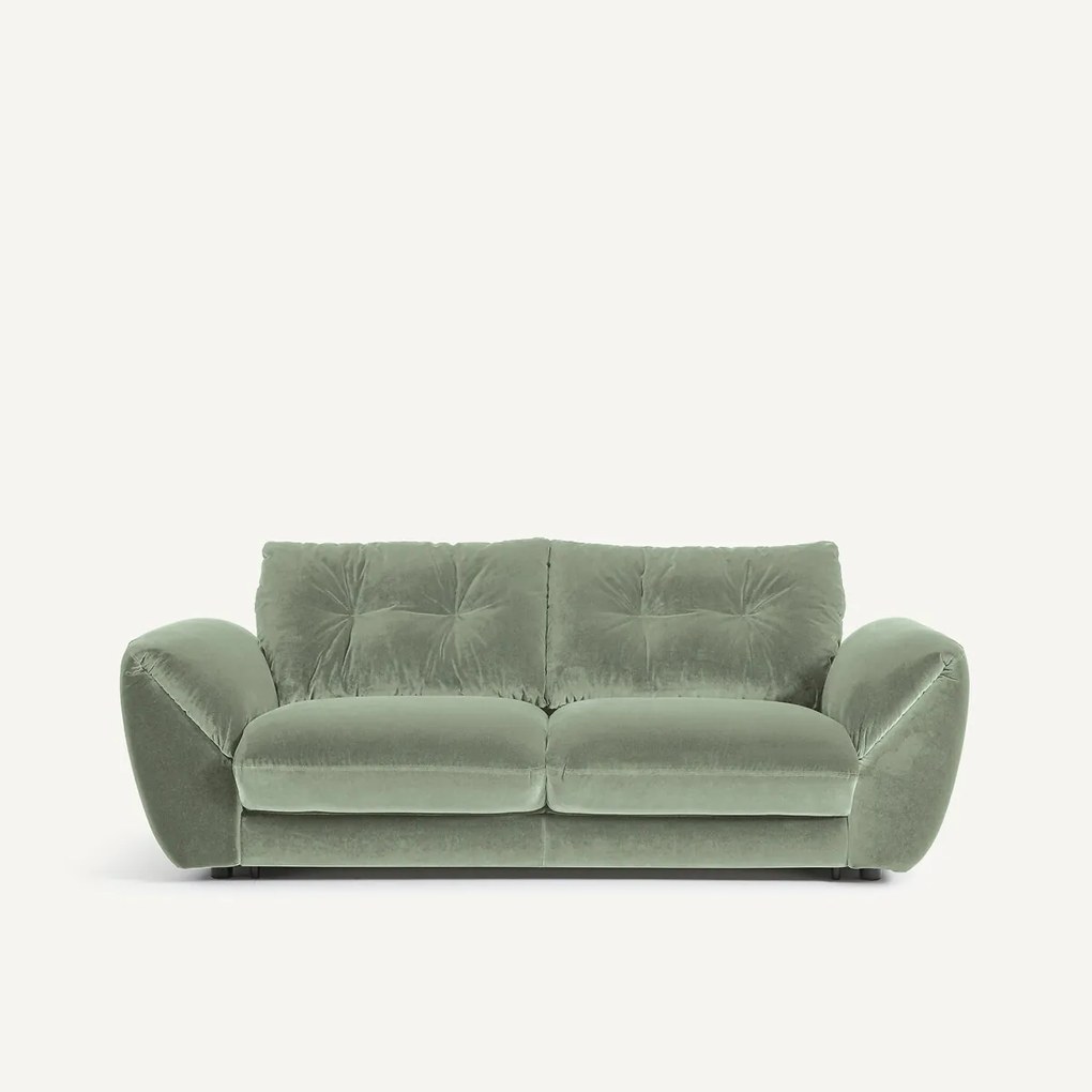 Omvormbare 3-zitsbank van fluweel Edgar