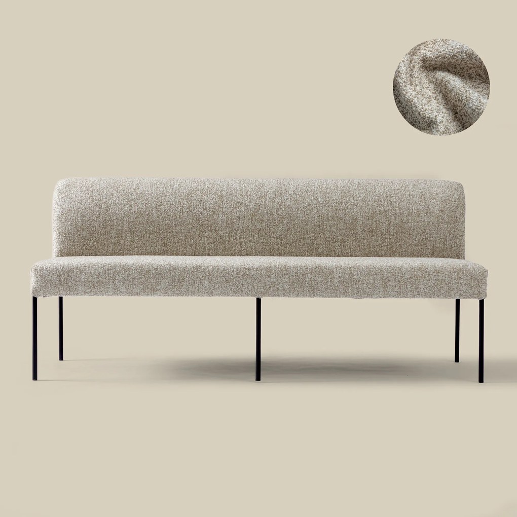 Bodio Jack Bankje Eetkamer Beige 160cm