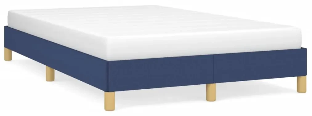 vidaXL Bedframe stof blauw 120x200 cm