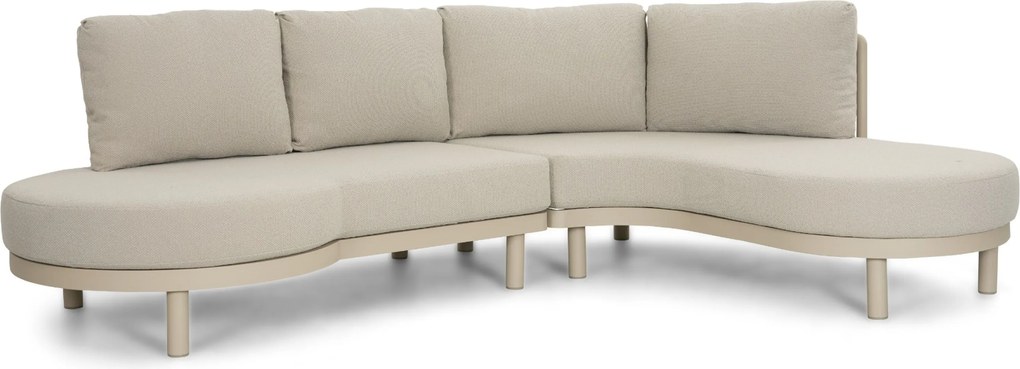 Loungeset tuin 5 personen Rope Zand/Beige  Santika Furniture Santika