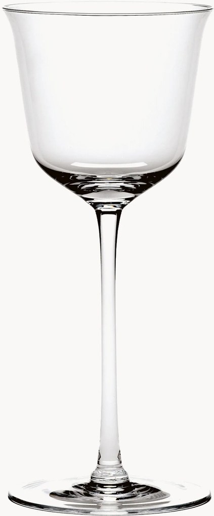 Mondgeblazen rode wijnglazen Grace, 4-delig