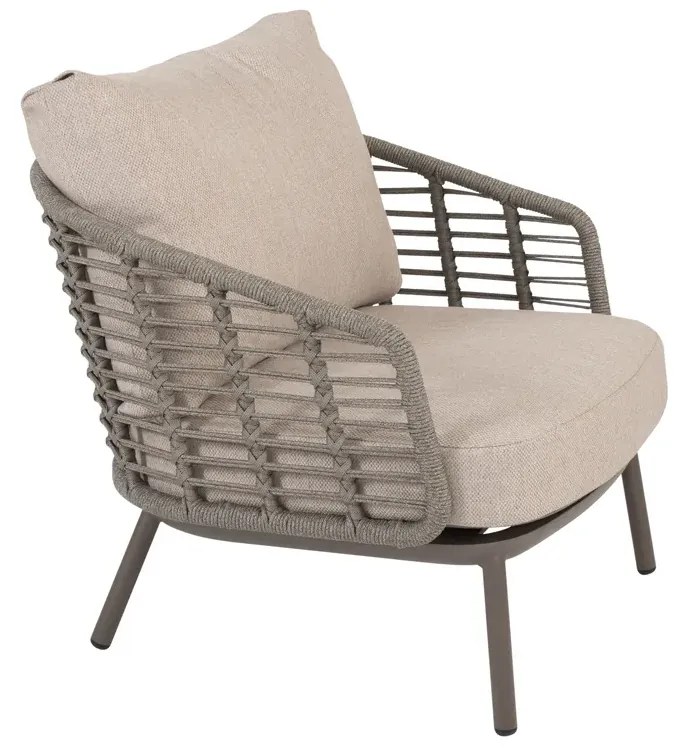 Taste by 4 Seasons Puglia loungestoel terre Loungestoel bruin weerbestendig