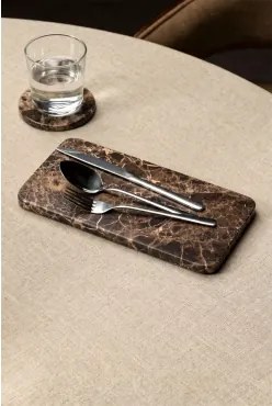 Rechthoekige Serveerplank 40x20 Cm Van Zairex Marmer Bruin Marmer Emperador - Sklum