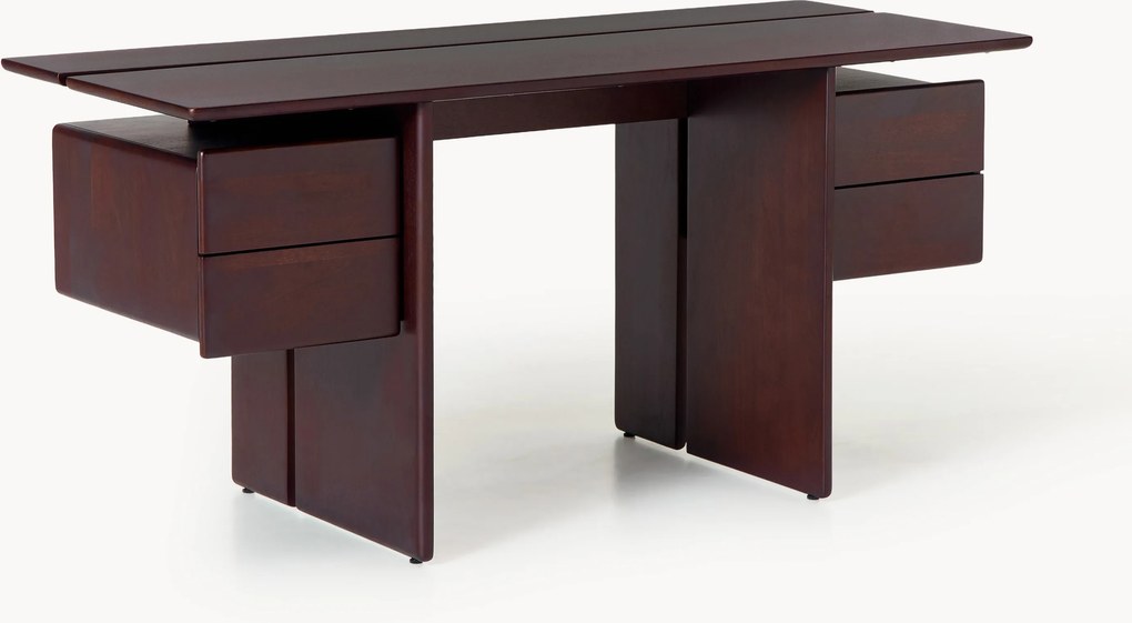Bureau Lawrence van mangohout met lades