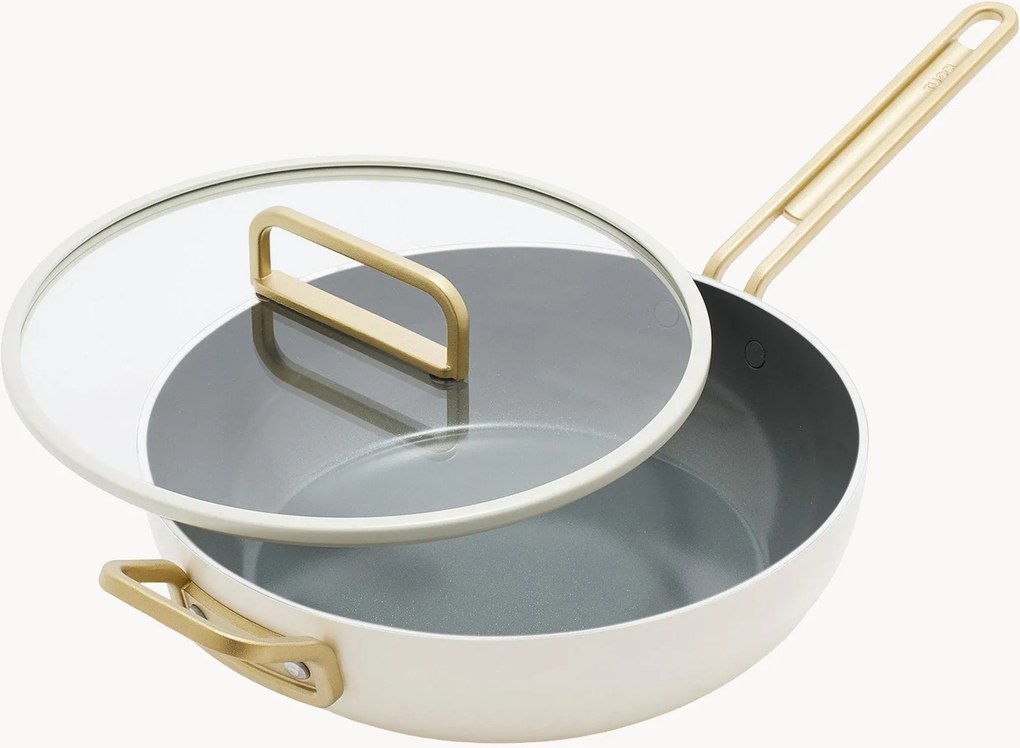 Braadpan Alu met deksel
