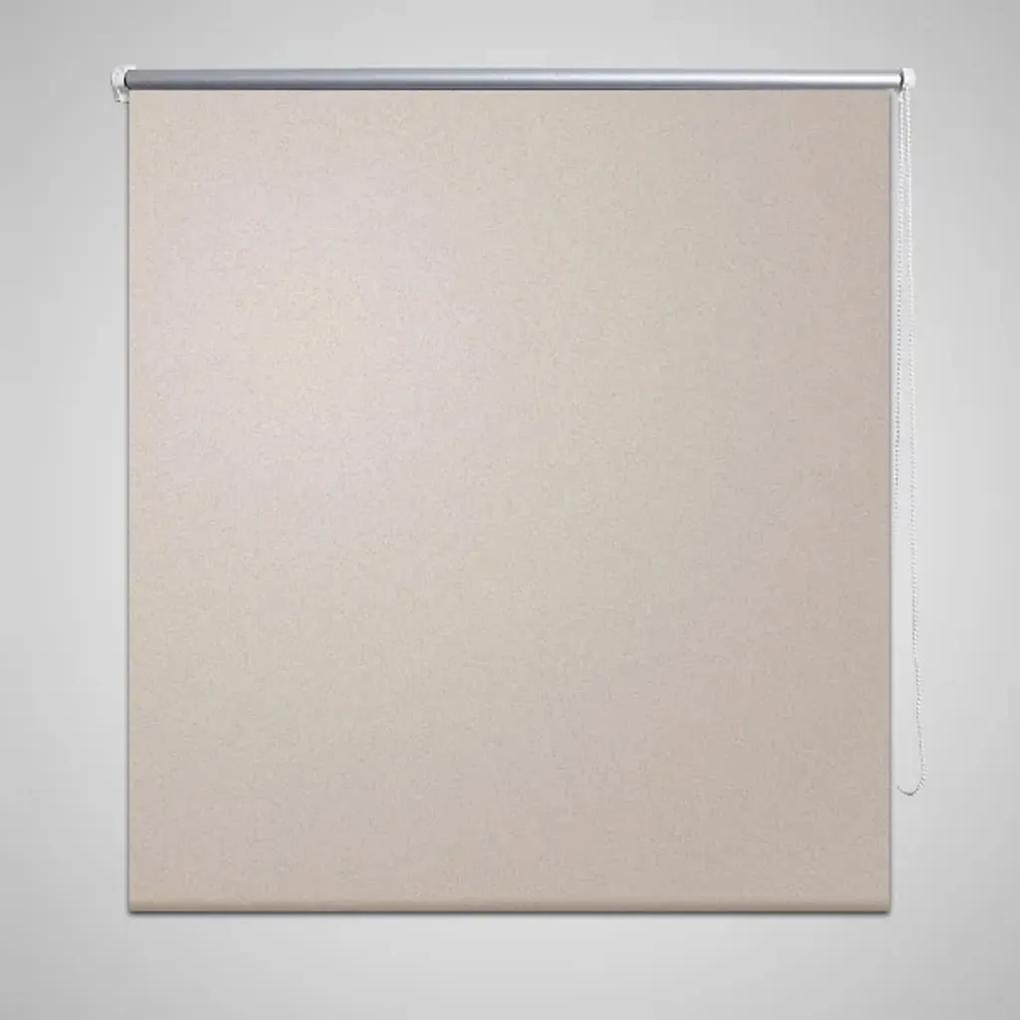 vidaXL Rolgordijn verduisterend 40 x 100 cm beige